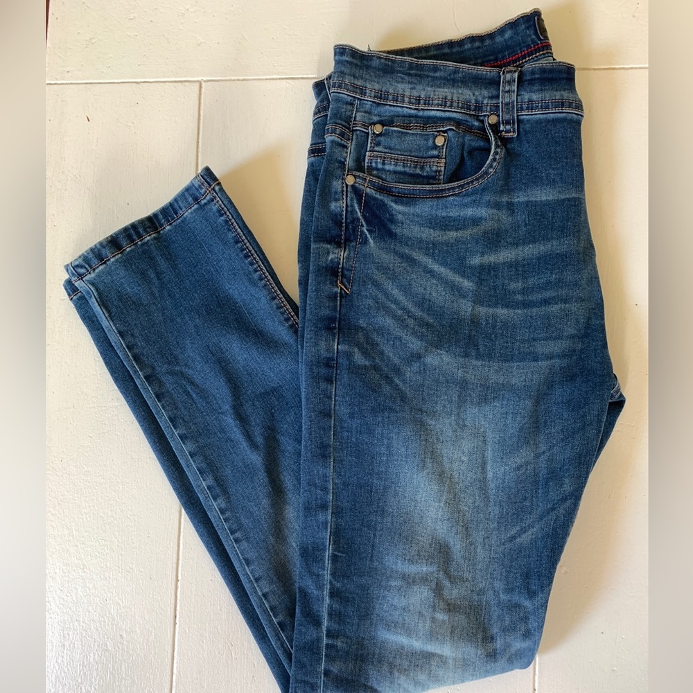 Steve’s Mens Flex Skinny Jeans 34X32